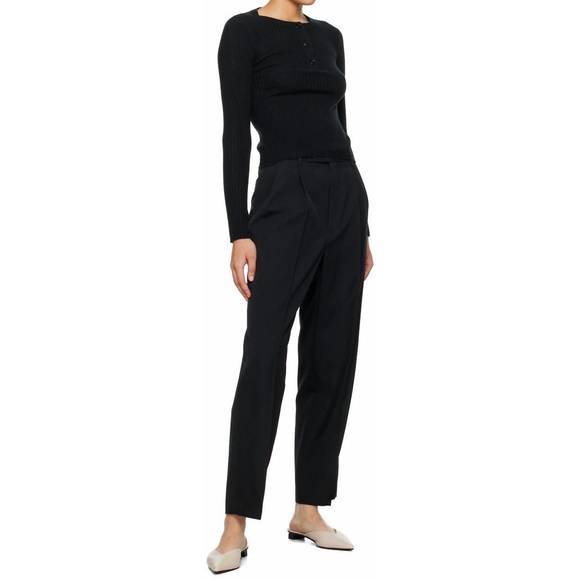 NEW ARCH4 CASHMERE noa cashmere sweater in black - Picture 4 of 4